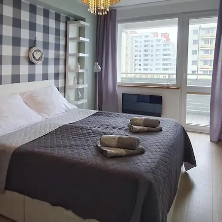 Holidayhomepl Slavia New 408 Z Sypialnia I Balkonem Przy Plazy Lejlighed