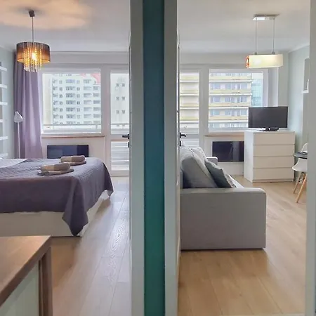 Holidayhomepl Slavia New 408 Z Sypialnia I Balkonem Przy Plazy Miedzyzdroje